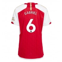 Arsenal Gabriel Magalhaes #6 Kotipaita Naiset 2023-24 Lyhythihainen